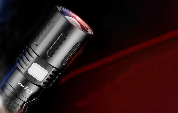 Lanterna LED SupFire X60-T cu Zoom, 36W, 3000 lm, 3400 mAh, incarcare USB, IP34, functie Powerbank [2]