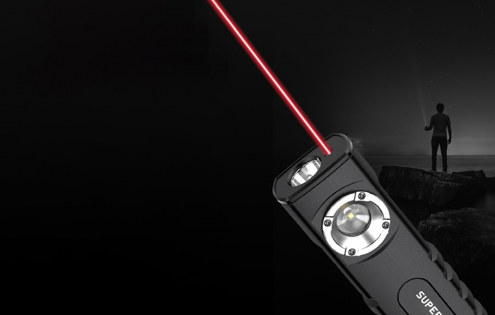 Lanterna Multifunctionala LED Superfire G20, Laser, 500 lumeni, acumulator 2000mAh, incarcare USB-C [7]