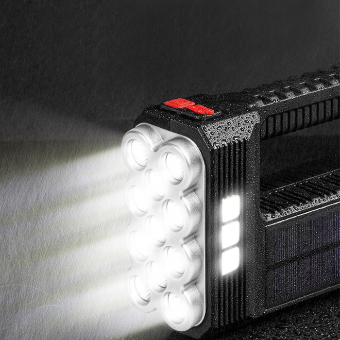 Lanterna solara LED COB - funcție lumina de lucru - 1200 mAh - MicroUSB - 1000 lumeni - IP55 [2]
