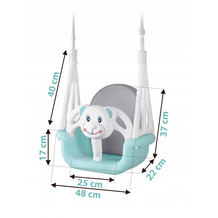 Leagan de gradina Ricokids Ursulet 770100 - Turcoaz [3]