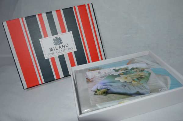 Lenjerie de pat 3D doua persoane model floral MC-1111 [2]