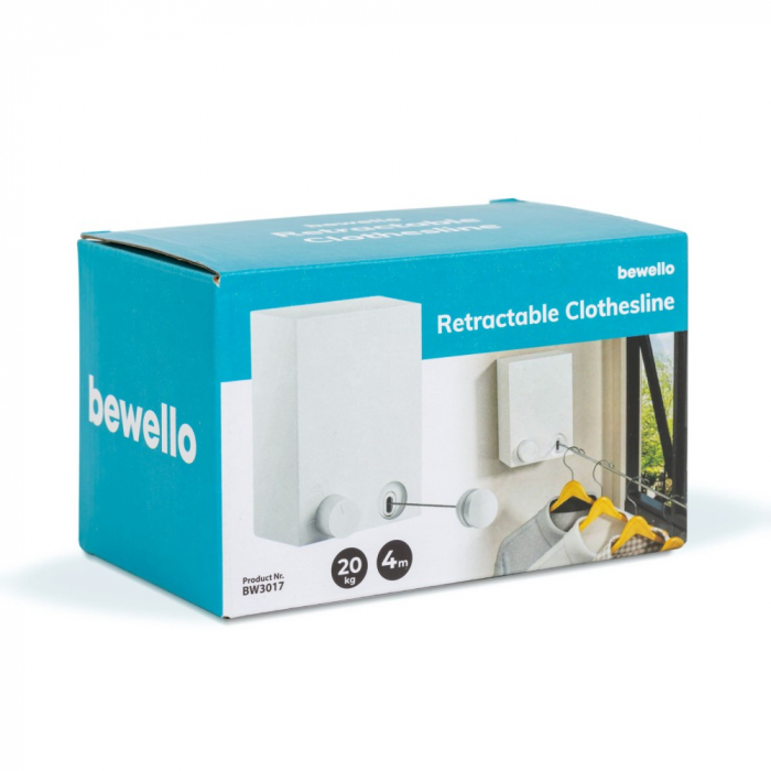 Uscator de camera rufe cu franghie retractabila si montaj pe perete - 4,2 m [3]