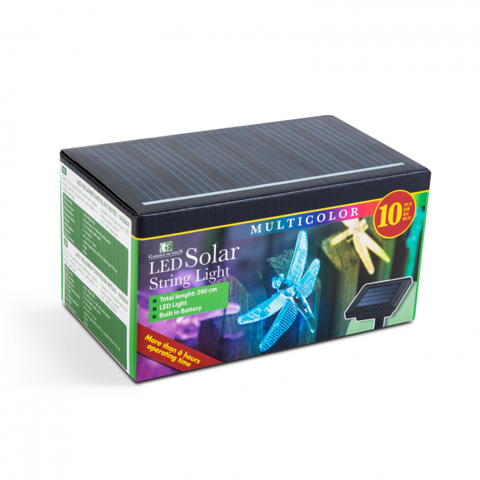 Decor lumină solară cu LED - libelulă - 2,9 m - 10 LED-uri colorate [4]