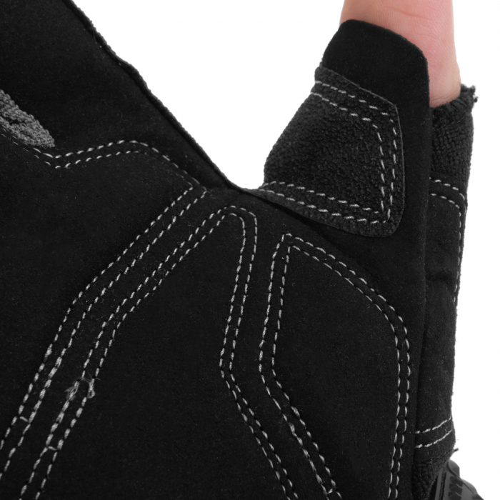 Manusi mărime L cu palmă din spumă, fără degete, cusaturi intarite, inchidere velcro [3]