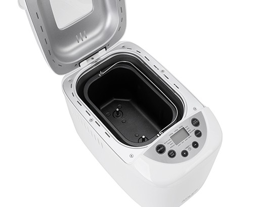 Masina de paine ADLER AD 6019,gluten free, 2 palete framantare, 1100 W, 1250 g, 12 Programe, afisaj LCD, Alb [2]