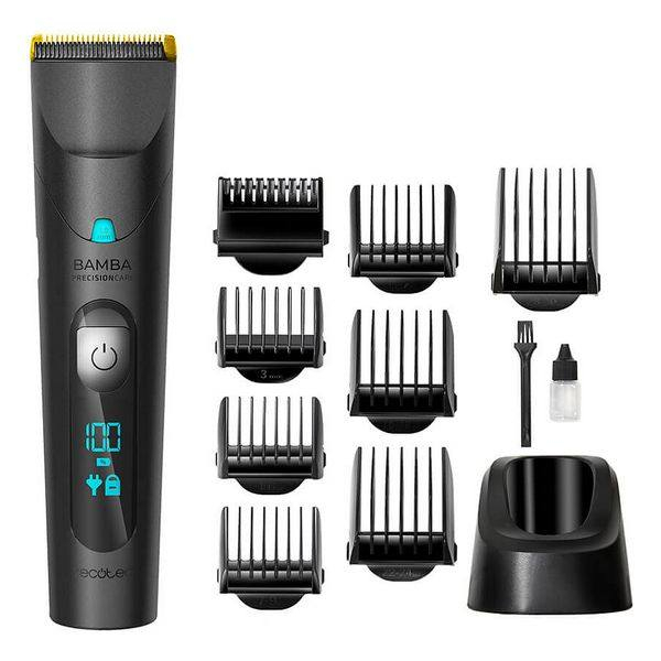 Masina de tuns Cecotec Bamba PrecisionCare , Fara fir, Cap titan, LCD, 8 capete [6]