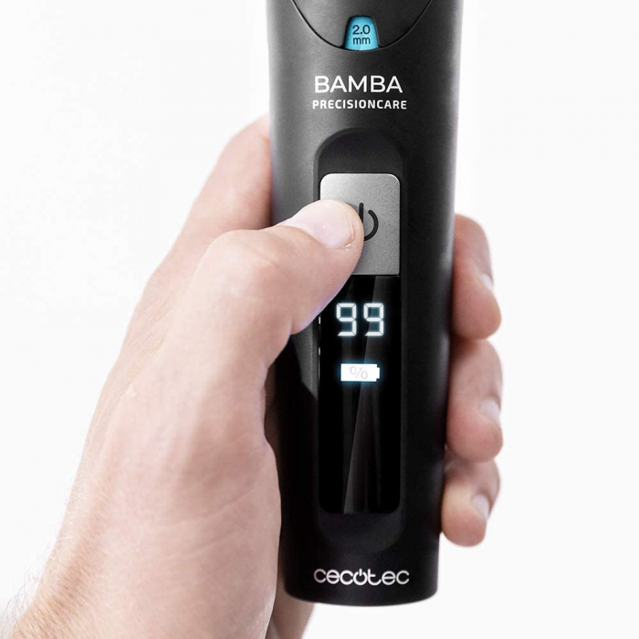 Masina de tuns Cecotec Bamba PrecisionCare , Fara fir, Cap titan, LCD, 8 capete [5]