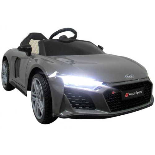 Masinuta electrica cu telecomanda Audi R8 - 107 cm R-Sport - Gri [2]