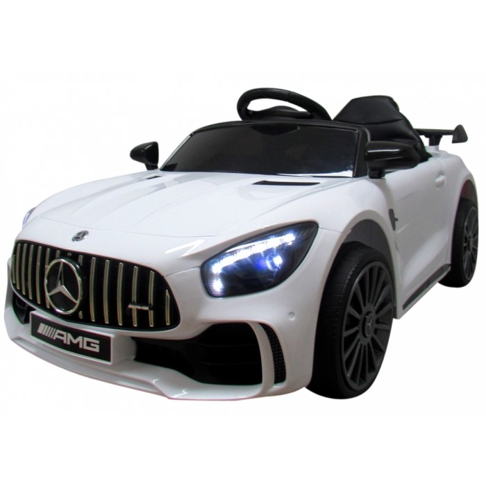 Masinuta electrica cu telecomanda Mercedes AMG GTR-S R-Sport - Alb [2]