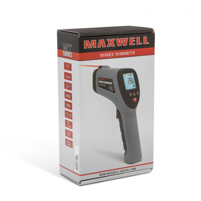 Termometru digital fara contact, cu laser, masurare temperatura în infrarosu -64 °C...+1.400 °C Maxell [5]