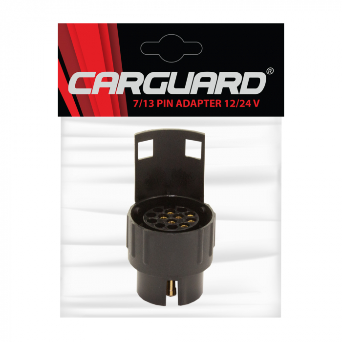 Mini Adaptor priza auto 7/13 PIN 12/24V, cupru Carguard [3]