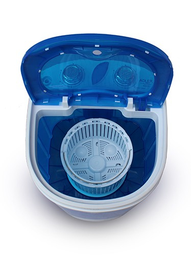 Mini Masina de Spalat Rufe Haine Adler AD 8051, Capacitate 3kg, Ideala pentru Calatorii, Camping sau Vacanta [2]