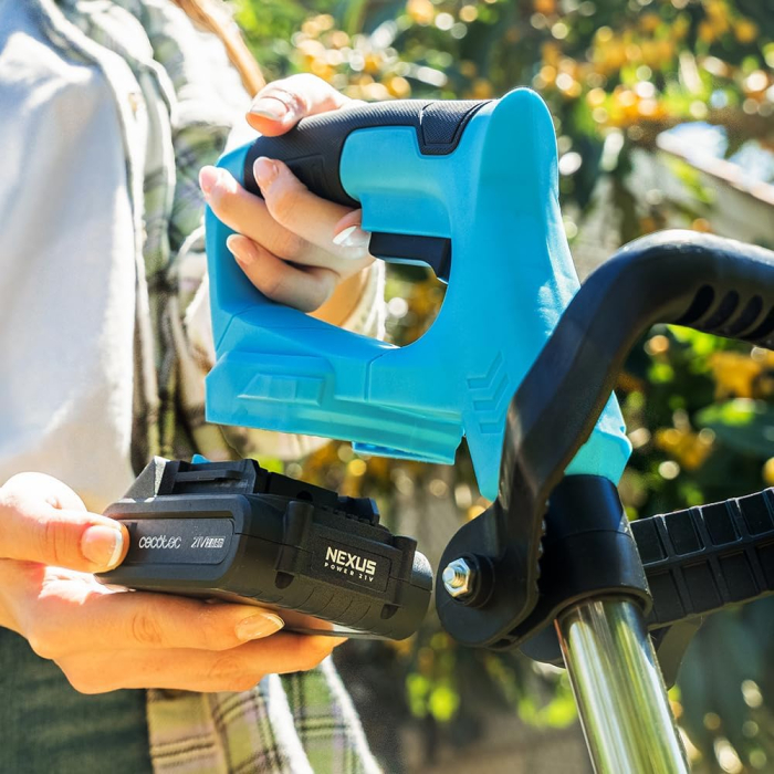 Trimer Motocoasa Electrica Cecotec FastCut 3000, 4 in 1, 650 W, 2 acumulatori, 2Ah, 21 V, 25 accesorii [4]