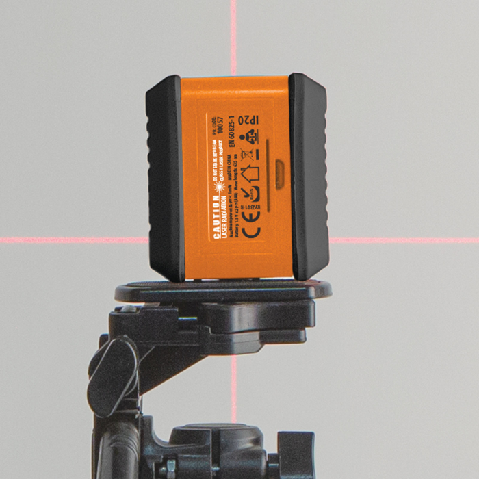Nivela precizie laser Handy - mini - 2 x AAA - max 10 m - laser rosu [2]