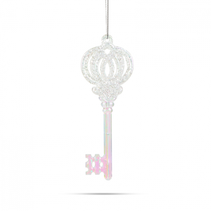 Ornament de Crăciun - cheie acrilică - 165 x 60 x 10 mm [2]