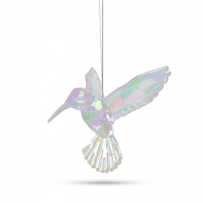 Ornament de Crăciun - pasăre colibri acrilică - 95 x 100 x 65 mm [2]