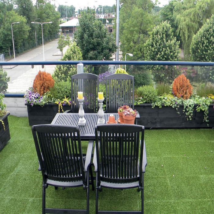 Dale pentru pardoseală terasa din iarbă artificială - 30 x 30 cm - 11 buc/pachet [3]