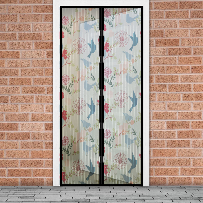 Perdea anti-tantari pt. usi cu inchidere magnetica, 100 x 210 cm - model „pasari” [3]