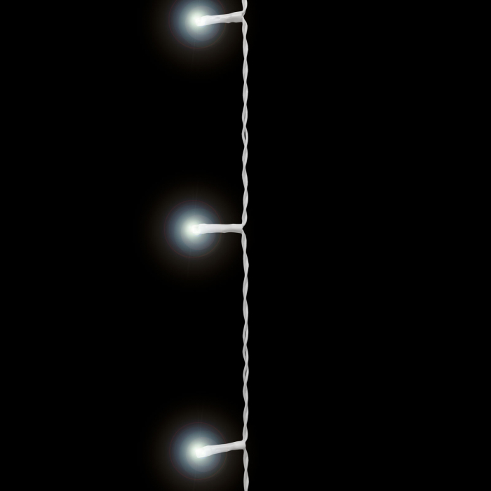 Perdea luminoasă de Craciun - 100 LEDuri - alb rece - IP44 - lungime 2,2 m - 8 programe [4]