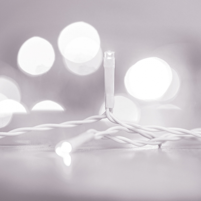 Perdea luminoasă - 200 LEDuri - albă - IP44 - 4,2 m - 8 programe [2]