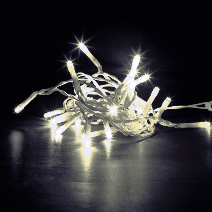 Perdea luminoasă - 200 LEDuri - albă - IP44 - 4,2 m - 8 programe [3]
