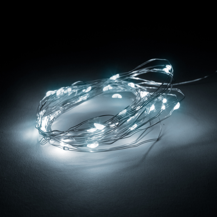 Perdea luminoasă - 300 micro LEDuri - alb rece - 3 x 3 m - 230V - cu telecomandă [2]