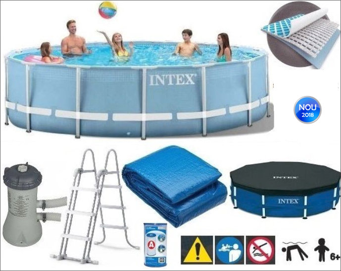 Piscina Intex Prism Frame cu cadru metalic 457x122cm. Sistem de filtrare inclus. 26736NP / 26726 [2]