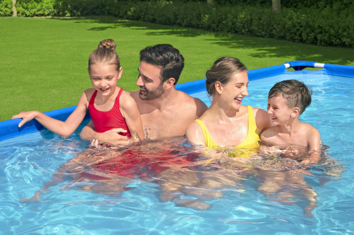 Piscina supraterana Bestway Steel PRO 4m x 2.11m x 81cm cu cadru metalic - cod 56424 [2]