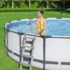 Piscina supraterana rotunda cu cadru metalic - Bestway Steel Pro MAX™ 4.57m x 1.22m cod 56438 [4]