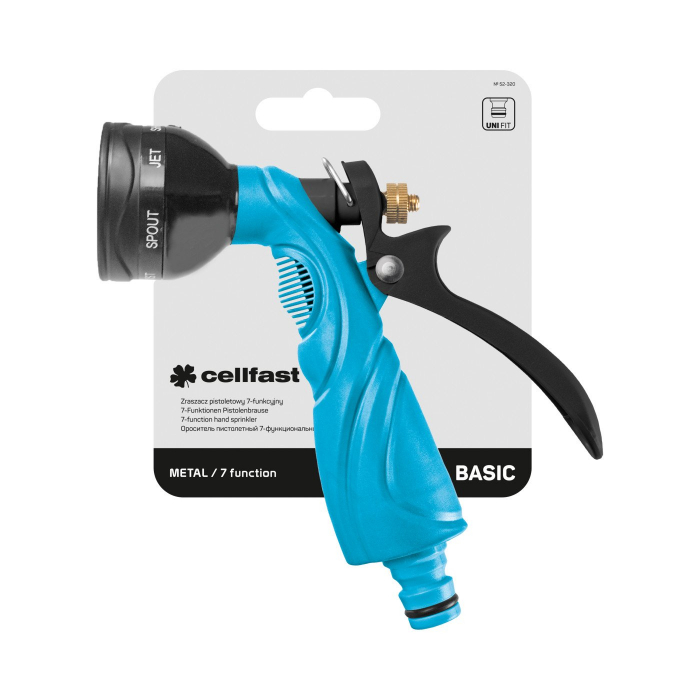 Pistol pentru stropit cu 7 functii Cellfast BASIC, metal [2]