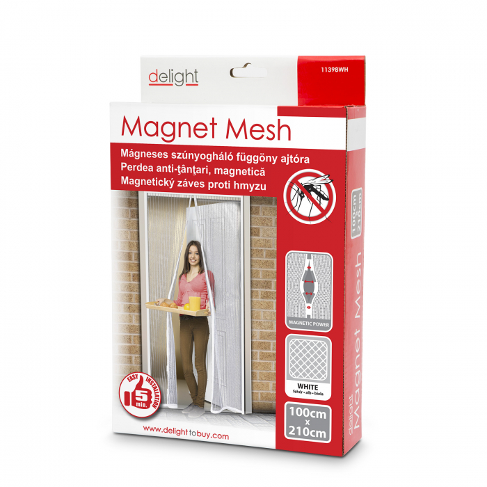 Plasa anti-tantari pt. usi 100x210 cm - alb [5]