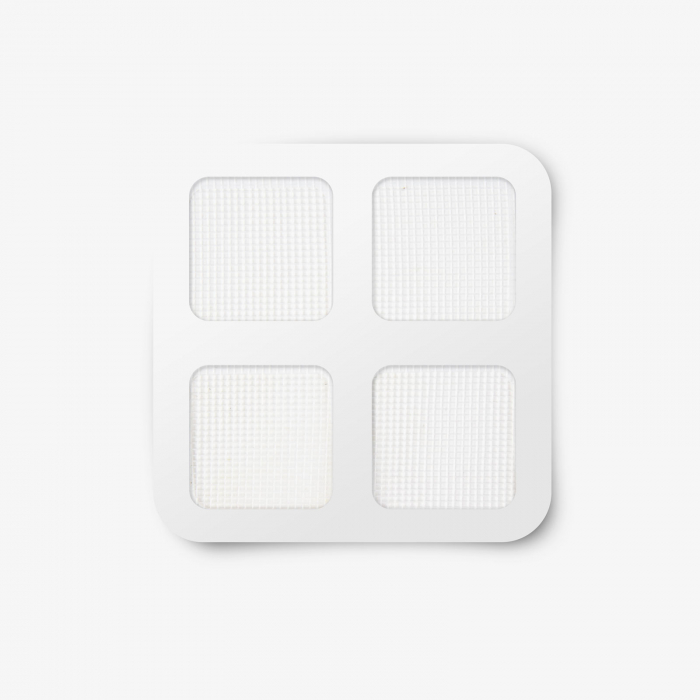 Set plasturi reparatie plasă de țanțari - 10 x 10 cm - culoare alba - 4 buc/pachet [2]
