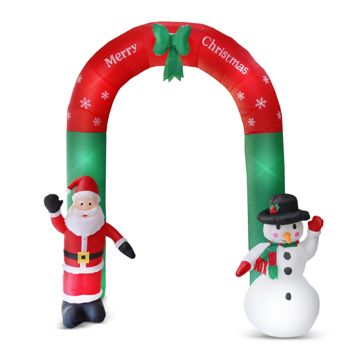 Poartă de Crăciun gonflabilă - 240 cm - IP44 - 9 LED - alimentată la rețea [2]