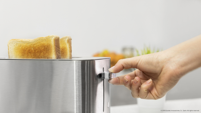 Prajitor de paine Cecotec YummyToast Double, 850 W, Inox, Indicator cu luminare LED [5]