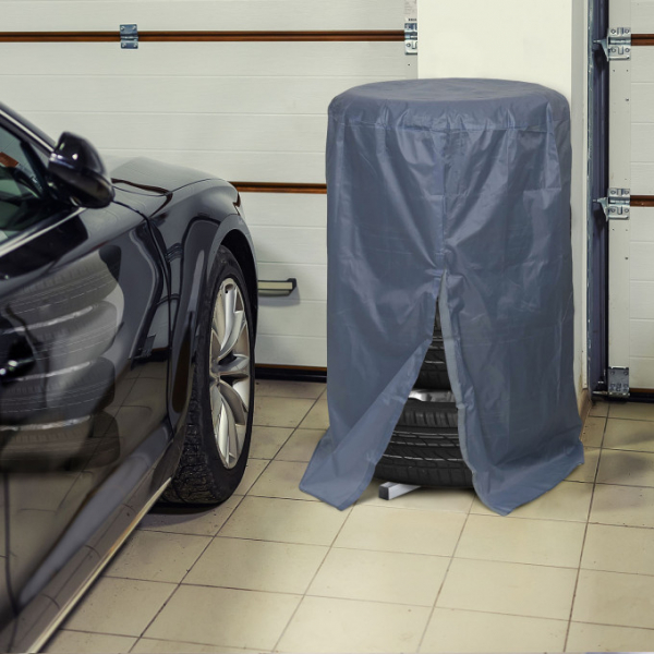 MNC - Prelată de protecţie pentru set de roţi auto - gri [2]