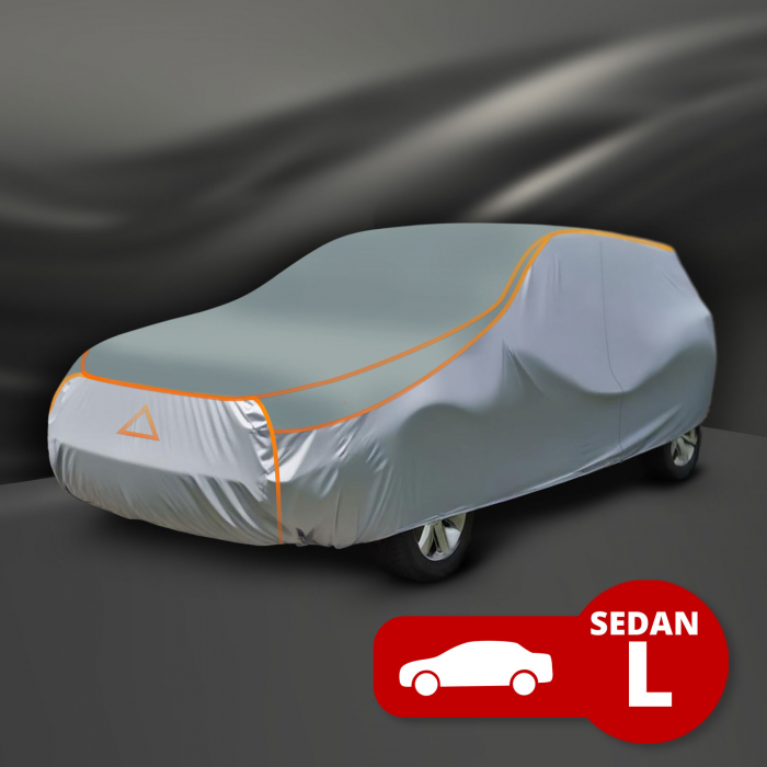 Prelată auto impermeabilă anti-grindină pentru sedan, mărimea L, 483 x 178 x 120 cm [2]