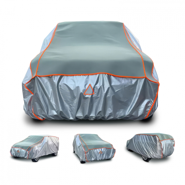 Prelată protectie auto impermeabilă anti-grindină pentru sedan, mărime M, 431 x 165 x 120 cm [2]
