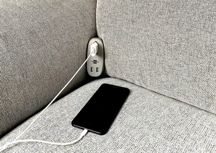 Prelungitor Brennenstuhl Estilo 1 priza, 2xUSB, pentru canapea pat [7]