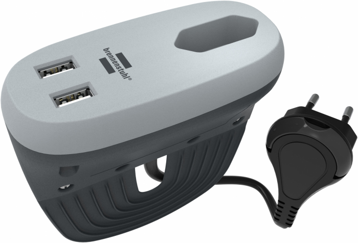 Prelungitor Brennenstuhl Estilo 1 priza, 2xUSB, pentru canapea pat [4]