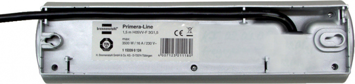 Prelungitor Brennenstuhl Primera-Line 8 prize 2m, Argintiu [5]