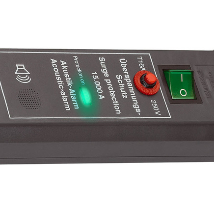 Prelungitor Brennenstuhl Secure-Tec 6 prize, Protectie supratensiune, Intrerupator, 3m [2]