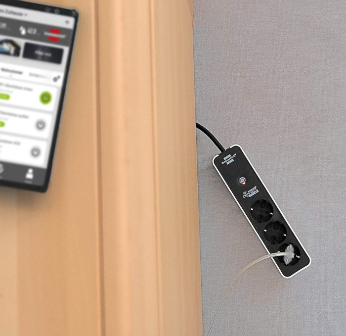 Prelungitor Smart Brennenstuhl Connect Ecolor WiFi, Alexa, Google [7]