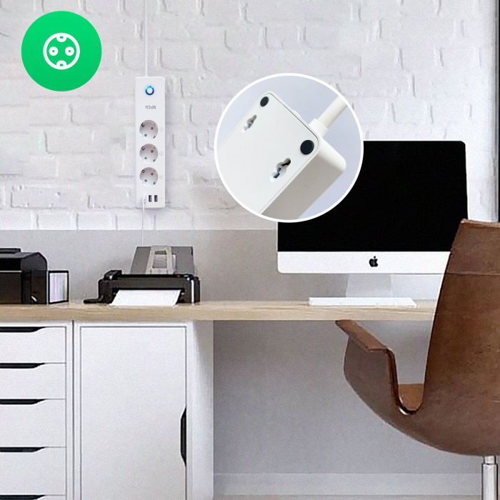 Prelungitor Smart Nous A5, Wifi, 15W. 3.1A [4]