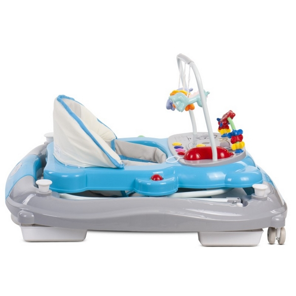 Premergator Sun Baby Pisicuta 021 cu functie de balansoar - Blue Grey [4]