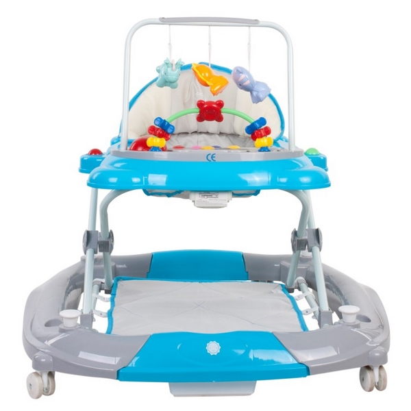 Premergator Sun Baby Pisicuta 021 cu functie de balansoar - Blue Grey [7]