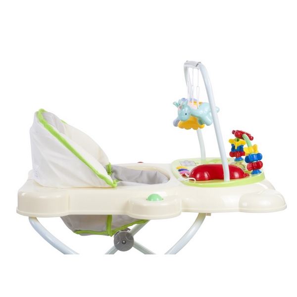Premergator Sun Baby Pisicuta 021 cu functie de balansoar - Green Grey  [6]