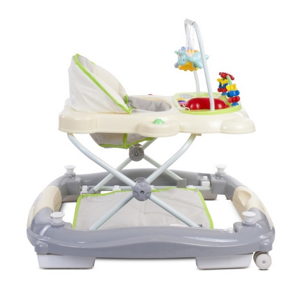 Premergator Sun Baby Pisicuta 021 cu functie de balansoar - Green Grey  [3]
