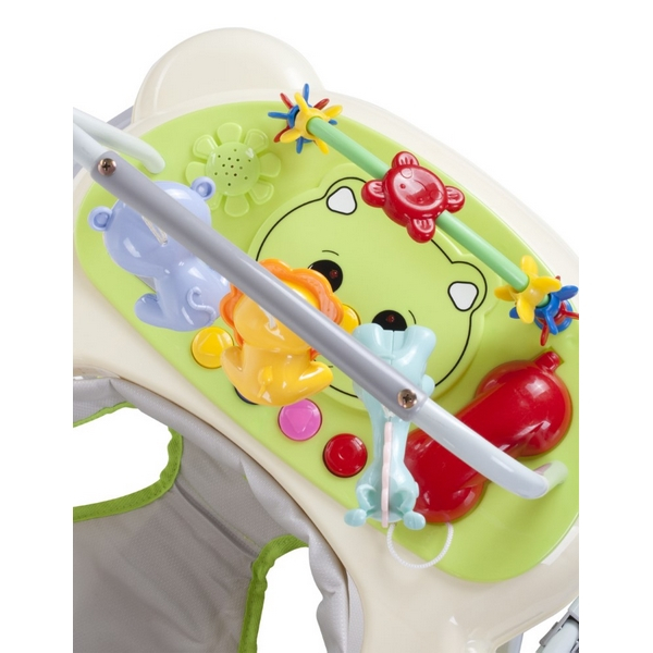 Premergator Sun Baby Pisicuta 021 cu functie de balansoar - Green Grey  [5]