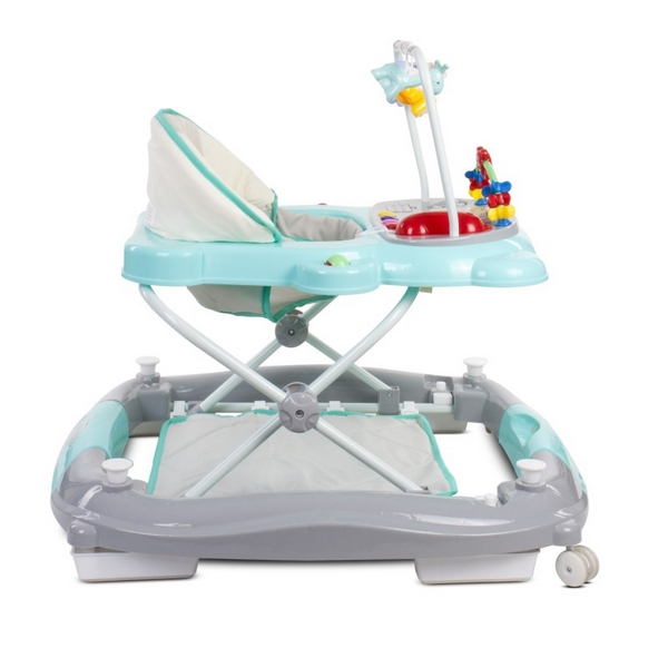 Premergator Sun Baby Pisicuta 021 cu functie de balansoar - Turquoise Grey [3]