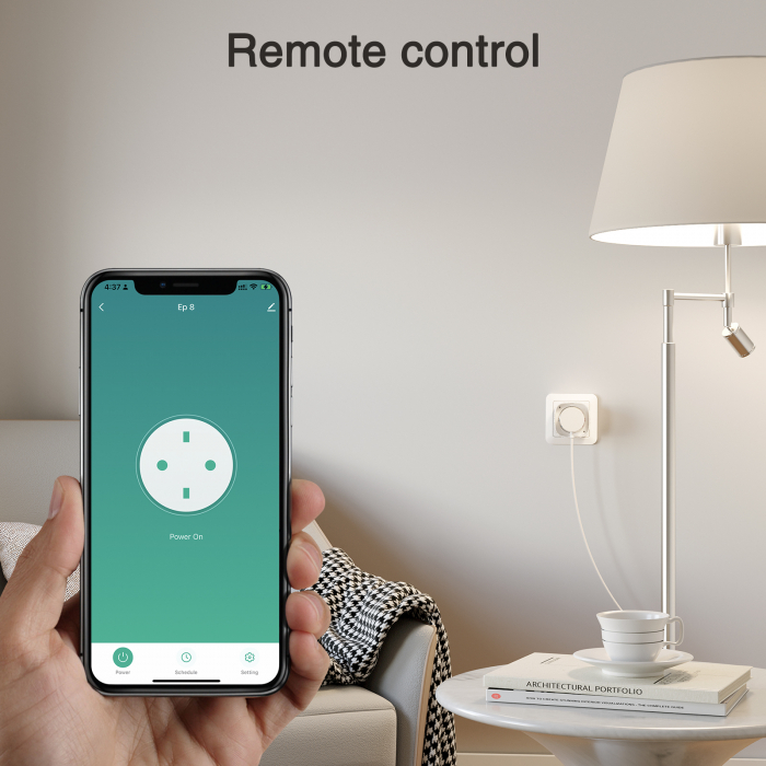 Priza inteligenta WiFi Gosund EP8, 16A, Control aplicatie Amazon Alexa si Google Home [7]